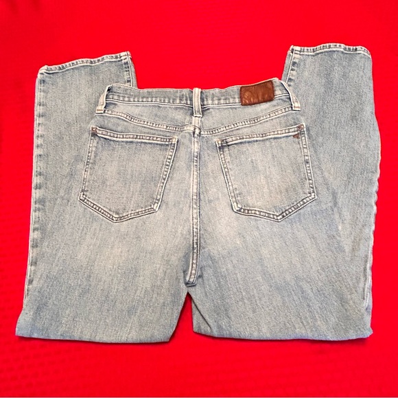 Madewell Slim Demi Boot Blue Jeans Medium Wash Size 27” Stretch With 26” Inseam - Picture 7 of 7